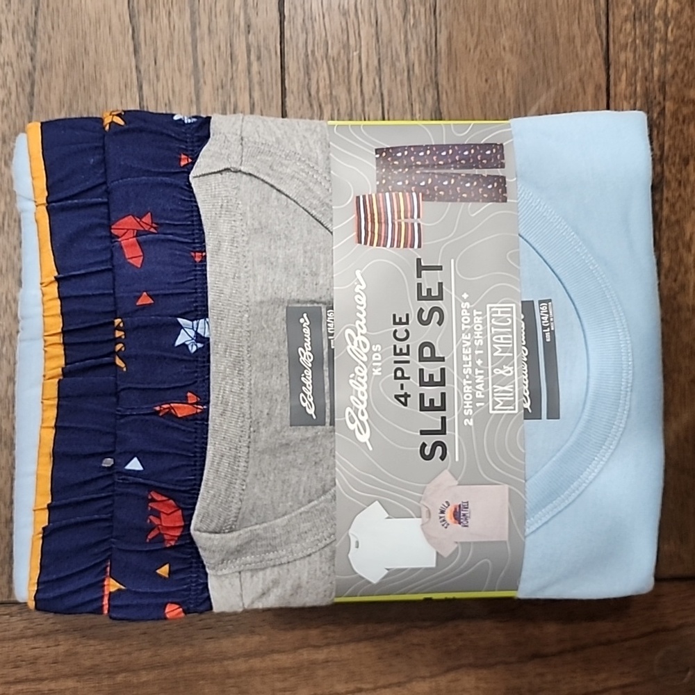 Eddie Bauer Boys 4-Piece Mix & Match Sleep Set (L 14/16)
